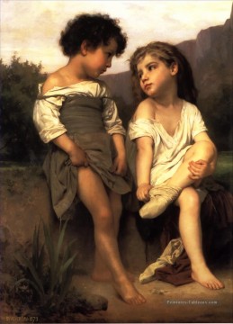Les Jeunes Baigneuses réalisme William Adolphe Bouguereau Peinture à l'huile